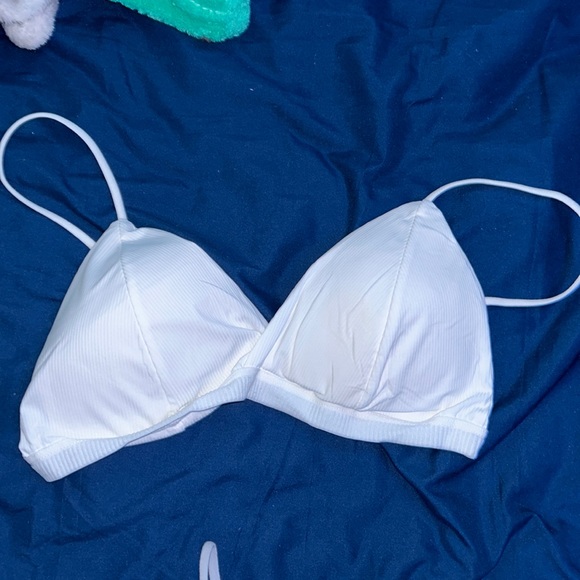 3 pack, Ribbed Triangle Bras - Picture 2 of 4